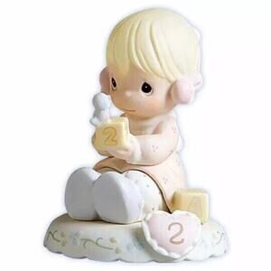 Precious Moments Growing In Grace Blonde Age Two Birthday Girl 2 142011 1994